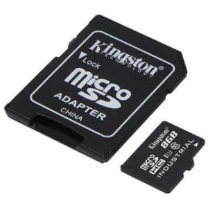 Kingston Industrial/micro SDHC/8GB/100MBps/UHS-I U3/Class 10/+ Adaptér SDCIT2/8GB