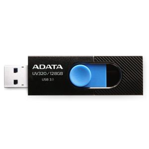 ADATA UV320/128GB/USB 3.2/USB-A/Biela AUV320-128G-RBKBL
