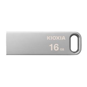 Kioxia USB flash disk, USB 3.0, 16GB, Biwako U366, Biwako U366, strieborný, LU366S016GG4, USB A