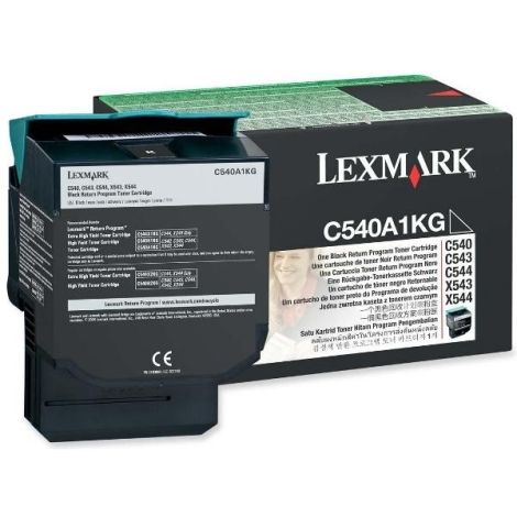 Toner Lexmark C540A1KG (C540, C543, C544, X543, X544), čierna (black), originál