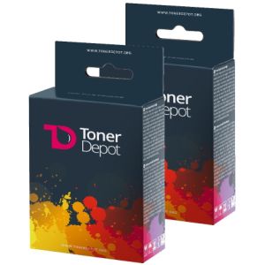 Atramentová kazeta Epson T027, dvojbalenie, TonerDepot, farebná (tricolor), prémium