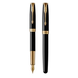 Pero plniace PARKER Sonnet Black GT 18K -F-