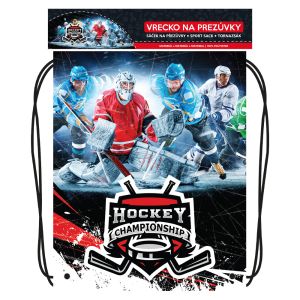 Vrecko na prezuvky s potlačou JUNIOR S7 - Hockey