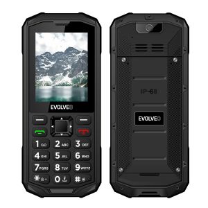 EVOLVEO StrongPhone X5, vodotesný odolný Dual SIM telefón, černo-šedá SGP-X5-GY