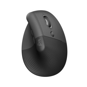 LOGITECH Lift For Business/Ergonomická/Optická/Pre pravákov/4 000 DPI/USB+BT/Grafitová 910-006494