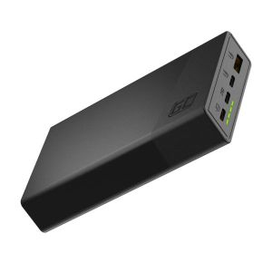 Green Cell, Power Bank, PowerPlay10S, Li-Pol, 5/9/12V, nabíjanie mobilných telefónov a in., PBGC02S, 10000mAh, 2x USB-A,2x USB-C