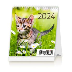 Stolový kalendár MiniMax Kittens 2024