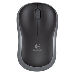 Logitech M185 nano/Kancelárska/Optická/1 000 DPI/Bezdrôtová USB/Šedá 910-002238