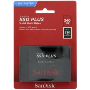 Sandisk Plus/240GB/SSD/2.5"/SATA/Čierna/3R SDSSDA-240G-G26