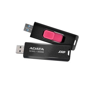 ADATA SC610/500GB/SSD/Externá/Čierna/5R SC610-500G-CBK/RD