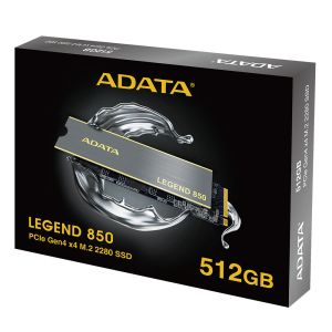 ADATA LEGEND 850/512GB/SSD/M.2 NVMe/Zlatá/Heatsink/5R ALEG-850-512GCS