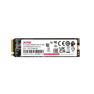 ADATA XPG GAMMIX S60/512GB/SSD/M.2 NVMe/Strieborná/Heatsink/5R AGAMMIXS60-512G-CS