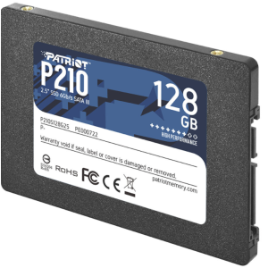 PATRIOT P210/128GB/SSD/2.5"/SATA/3R P210S128G25