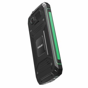 EVOLVEO StrongPhone W4, vodotesný odolný Dual SIM telefón, černo-zelená SGP-W4-BG