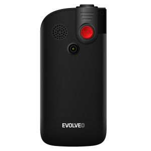 EVOLVEO EasyPhone FL, mobilný telefón pre seniorov s nabíjacím stojanom, čierna EP-801-FLB