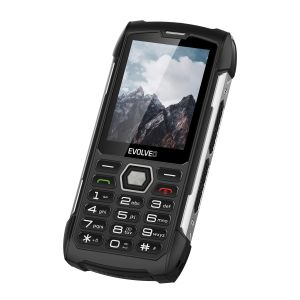 EVOLVEO StrongPhone H1, vodotesný odolný Dual SIM telefón, čierna-strieborná SGP-H1-BS