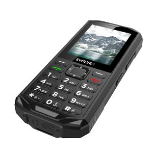 EVOLVEO StrongPhone X5, vodotesný odolný Dual SIM telefón, černo-šedá SGP-X5-GY