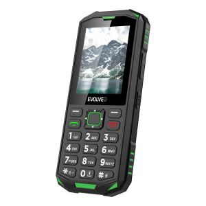 EVOLVEO StrongPhone X5, vodotesný odolný Dual SIM telefón, černo-zelená SGP-X5-GR