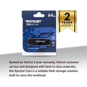 Patriot XPORTER CORE/32GB/USB 3.2/USB-A/Čierna PSF32GXRB3U