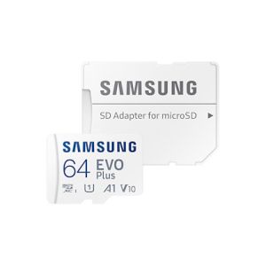 Samsung EVO Plus/micro SDXC/64GB/UHS-I U1/Class 10/+ Adaptér MB-MC64KA/EU