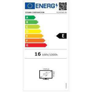 iiyama ProLite/XU2493HS-B6/23,8"/IPS/FHD/100Hz/0,5ms/Black/3R XU2493HS-B6