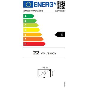 iiyama ProLite/XU2793HS-B6/27"/IPS/FHD/100Hz/1ms/Black/3R XU2793HS-B6