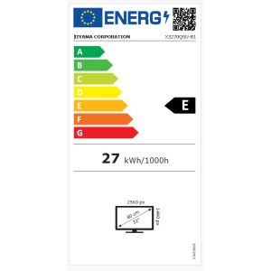 iiyama ProLite/X3270QSU-B1/27"/IPS/QHD/100Hz/3ms/Black/3R X3270QSU-B1