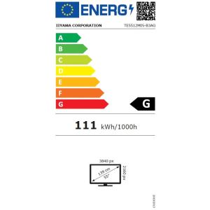 55" iiyama TE5512MIS-B3AG: IPS, 4K, 40P, HDMI, VGA TE5512MIS-B3AG