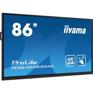 86" iiyama TE8612MIS-B3AG: IPS, 4K, 40P, USB-C TE8612MIS-B3AG