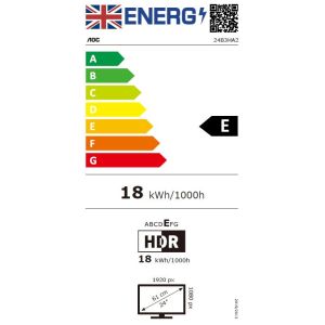 AOC/24B3HA2/23,8"/IPS/FHD/100Hz/1ms/Black/3R 24B3HA2