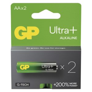 GP Alkalická batéria ULTRA PLUS AA (LR6) - 2ks 1013222000