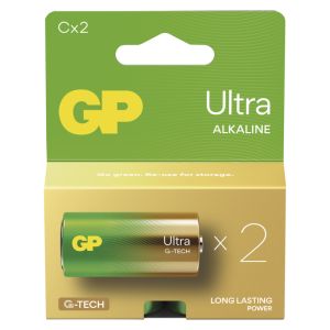 GP Alkalická batéria ULTRA C (LR14) - 2ks 1013322100