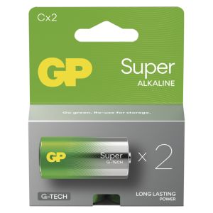 GP Alkalická batéria SUPER C (LR14) - 2ks 1013322200