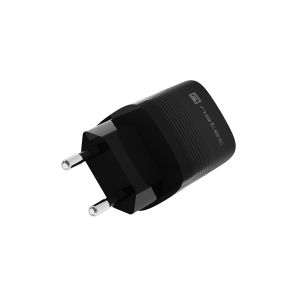 Univerzálna USB nabíjačka Natec RIBERA GaN 30 W, 1X USB-A, 1X USB-C, čierna NUC-2141