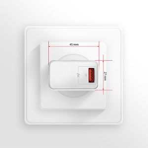 AXAGON ACU-QC19W, QC nabíjačka do siete 19W, 1x USB-A port, QC3.0/AFC/FCP/SMART, biela ACU-QC19W