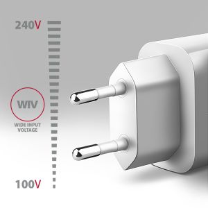 AXAGON ACU-QC18W, nabíjačka do siete 18W, 1x port USB-A, QC3.0/AFC/Apple, biela ACU-QC18W