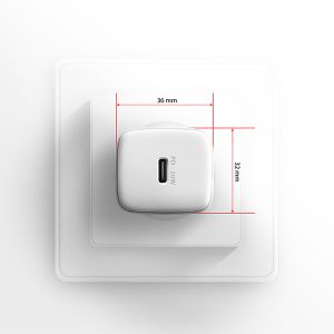 AXAGON ACU-PD20W, nabíjačka do siete 20W, 1x port USB-C, PD3.0/PPS/QC4+/AFC/Apple, biela ACU-PD20W