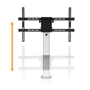 ALU pojazdný stojan Brateck FS44-46TW pre TV 37"-86" 50kg police BRFS4446TW