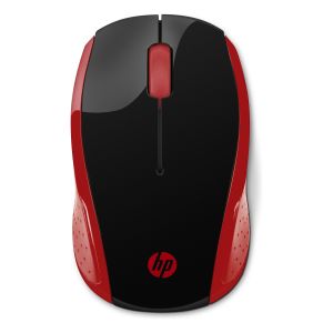 HP 200/Cestová/Optická/1 000 DPI/Bezdrôtová USB/Červená 2HU82AA#ABB