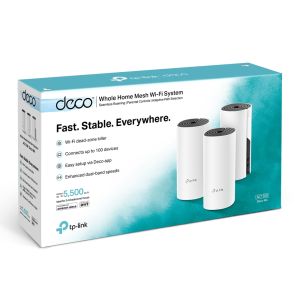 TP-Link AC1200 Whole-Home Mesh Wi-Fi System Deco M4(3-Pack), 2xGigabit port Deco M4(3-pack)