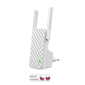 Tenda A9 - WiFi N Range Extender, opakovač 300 Mb/s, WPS, 2x 3 dBi anténa 75011804