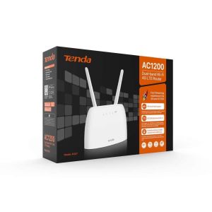 Tenda 4G07 Wi-Fi AC1200 4G LTE smerovač, 2x WAN/LAN, 1x miniSIM, IPv6, VPN, LTE Cat.4,4x anténa, SK app 75011917