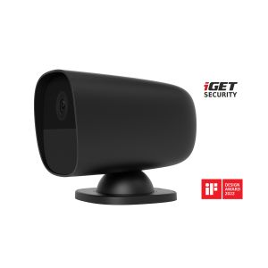 iGET SECURITY EP26 Black - WiFi bateriová FullHD kamera, IP65, zvuk, samostatná a pre alarm M5-4G SK 75020686