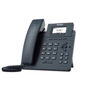 Yealink SIP-T30P SIP telefón, PoE, 2,3" 132x64 nepodsv. LCD, 1 x SIP úč., 100M Eth SIP-T30P