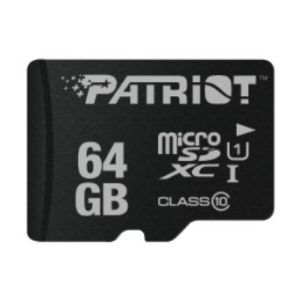 Patriot/micro SDHC/64 GB/80 MB/UHS-I U1 / Class 10 PSF64GMDC10