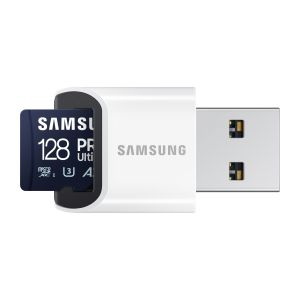 Samsung PRO Ultimate/micro SDXC/128GB/200MBps/UHS-I U3 / Class 10/+ Adaptér/Modrá MB-MY128SB/WW