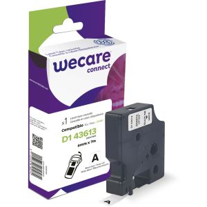 WECARE ARMOR páska kompatibilná s DYMO S0720780, Black/White, 6mm*7m K80011W4