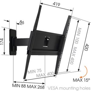 MA3030 univerzálne rameno Vogel&#39;s pre TV 32-65" MA 3030