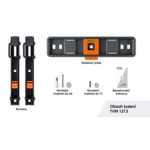 Vogel&#39;s TVM 1213, TV držiak s náklonom pre obrazovky 19-43", 25 kg TVM 1213