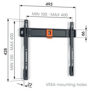 Vogel&#39;s TVM 1403, fixný TV držiak pre obrazovky 32-77", 50 kg TVM 1403